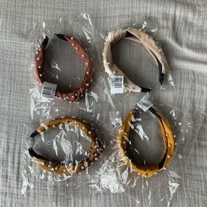 🔥 4 Pearl Headband Bundle | Brand New